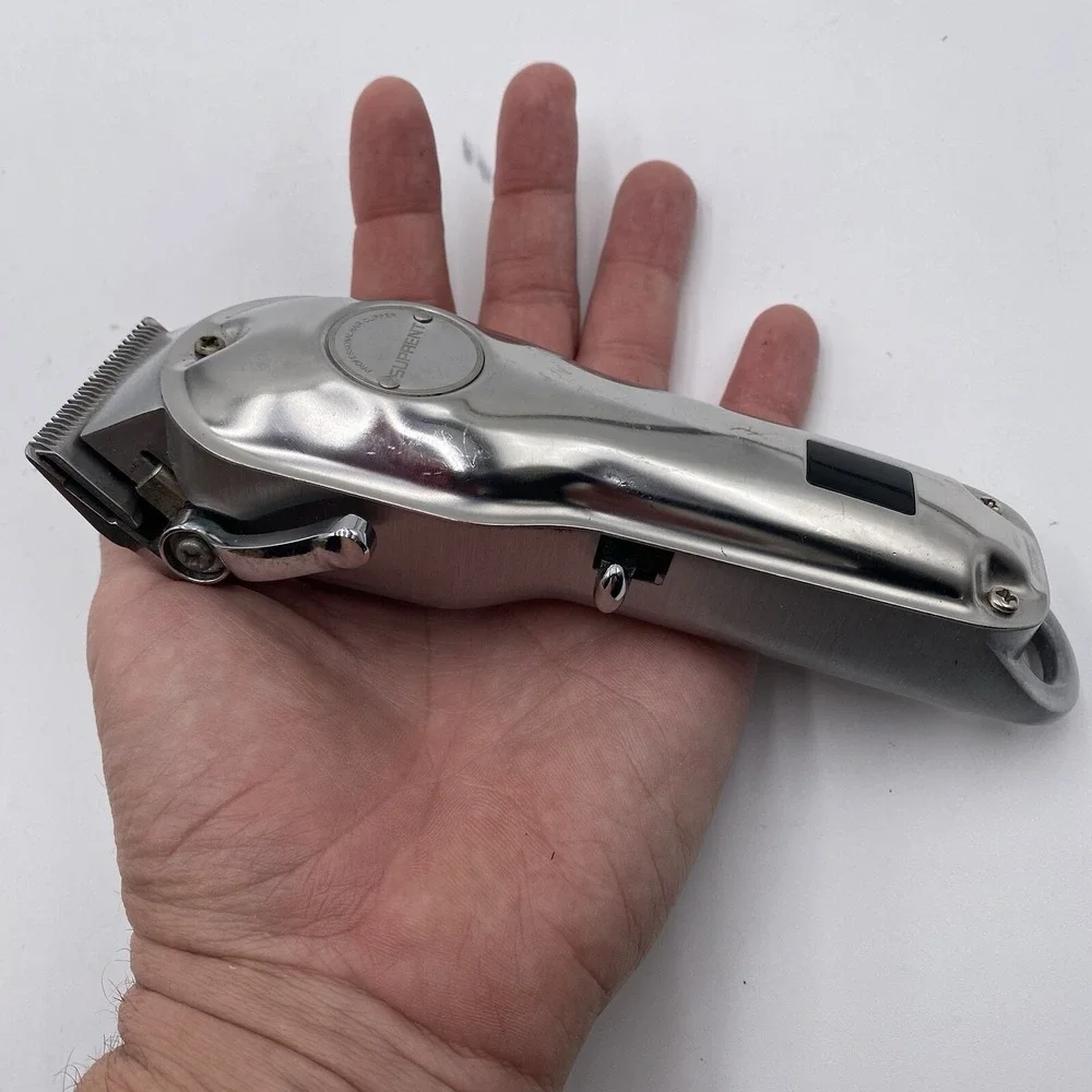 Suprent Pro The Silver Knight Hair Clipper NO CHARGER‎ TESTED WORKS VGC